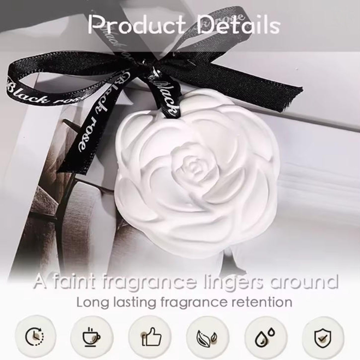 1/3/5/8/10PCS Camellia Gypsum  - Home Fragrance Logo review and price