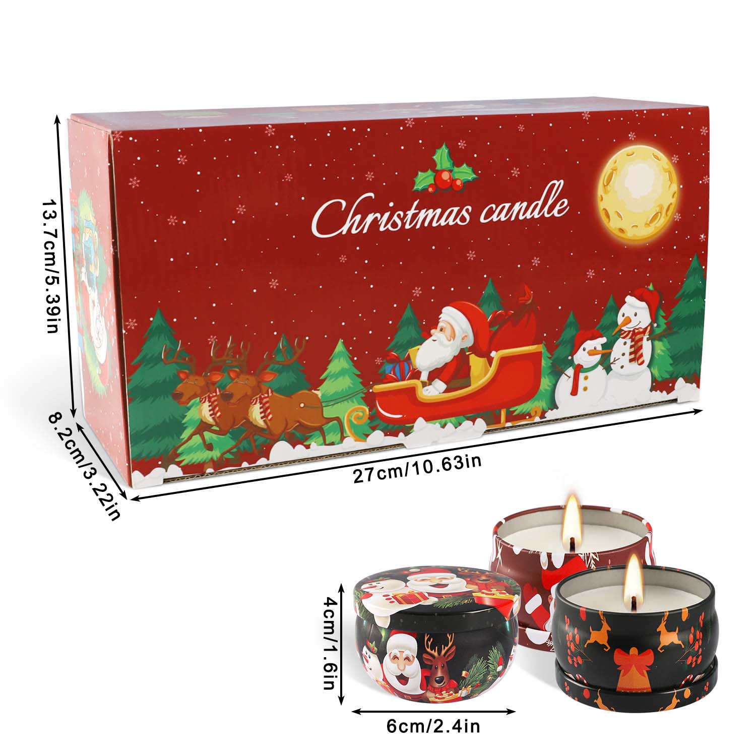 2.3 inch, 16-Piece Christmas S - Home Fragrance Gift review and price
